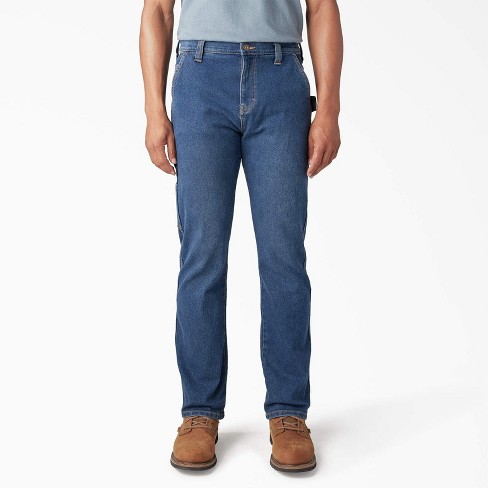 UTILITY POCKET JEANS - Mid-blue