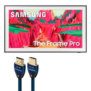 Samsung LS03FAW 65 Inch 4K The Frame PRO TV with AudioQuest SKY 3m HDMI Cable - 1 of 4