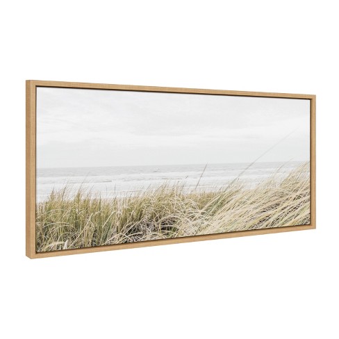 Kate And Laurel Sylvie East Beach Framed Canvas By Amy Peterson