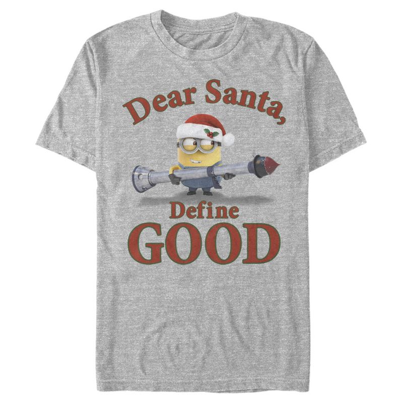 Men's Despicable Me Christmas Minions Dear Santa T-Shirt, 1 of 5