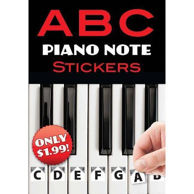 A B C Piano Note Stickers - by  Dover Publications Inc (Paperback)