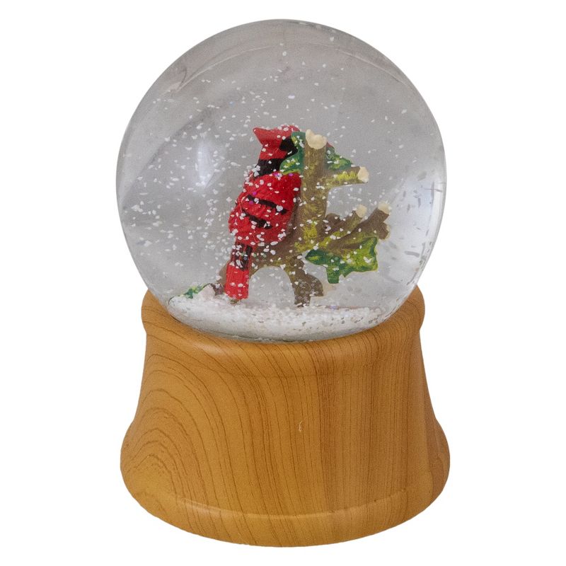 Northlight 5.5" Red Cardinal on Branch Musical Christmas Snow Globe, 5 of 6