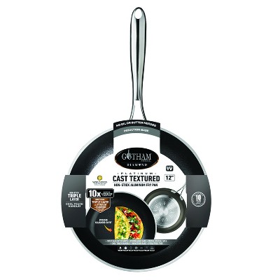 Gotham Steel 3 Pack Nonstick Fry Pan Set - 8'' 10'' And 12'' : Target