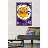Trends International NBA Los Angeles Lakers - Maximalist Logo 23 Framed Wall Poster Prints - 2 of 4