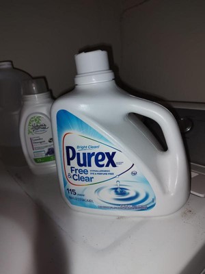 PUREX Laundry Detergent: High Efficiency (HE), Jug, 150 oz, Liquid,  Mountain, 4 PK