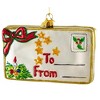 Huras Family 3.25 In A Christmas Postcard Hand Painted Keepsake Tree Ornaments - 3 of 4