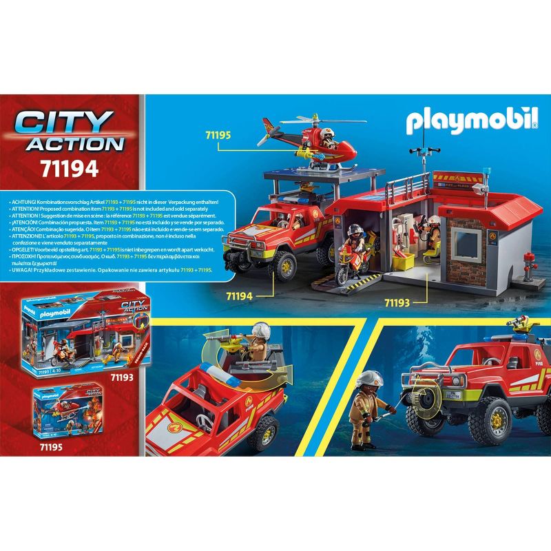 Playmobil Fire Rescue Truck, 4 of 13