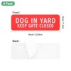 Unique Bargains Acrylic Safety Durable Indoor Outdoor Dog in Yard Signs 3x9 Inch - 3 of 4