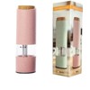 2pcs Electric Salt and Pepper Grinder Set, Automatic Shakers Mill  Powered One Hand Operation Salt Pepper Mill for Kitchen Gadgets Pink - 2 of 4