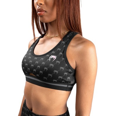 Venum Monogram Sports Bra - Black/pink/gold : Target