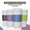 Copco Acadia 16 Ounce Double Walled Insulated Hot or Cold Travel Mug Spill Resistant Lid, 4-Pack - 2 of 4