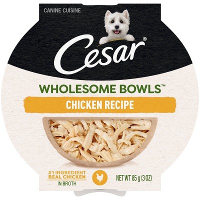 Cesar Wholesome Bowls Wet Dog Food with Chicken - 3.0oz