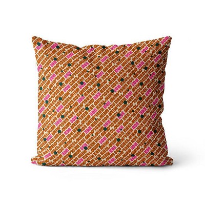 'Reclaim Joy' Square Throw Pillow Cover Tan - UNWRP