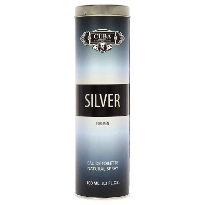 Cuba Silver Men's EDT Spray - 3.3 fl oz