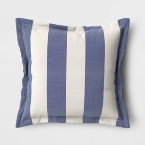 24"x26" Cabana Stripe Outdoor Deep Seat Back Cushion - Threshold™ - 1 of 4