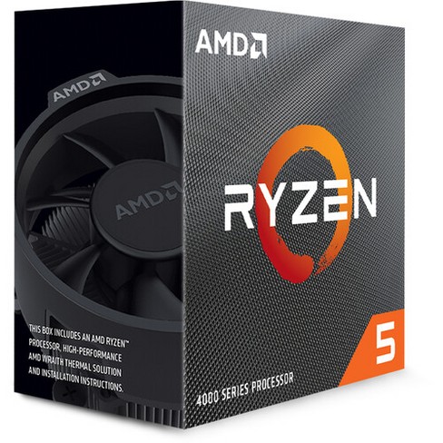 processeur AMD Ryzen 5 4500 Wraith Stealth (3.6 GHz / 4.1 GHz)