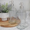 Cornucopia Brands 32oz Glass Pump Bottles w/ Stainless Steel Pumps, 2pk; Soap / Lotion Dispensers - 2 of 4