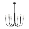 Artcraft Lighting Bronte 6 - Light Chandelier in  Black - 4 of 4