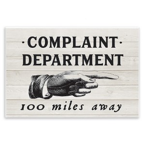 Stupell Industries Complaint Department 100 Miles Away, 19" x 13" - 1 of 4