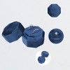 Unique Bargains Octagon Velvet Ring Box 2 Slots for Wedding Ceremony Proposal Engagement Birthday 1 Pc - 3 of 4