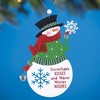 Collections Etc Adorable Snowman Kisses Christmas Ornament with Gift Box - 2 of 2