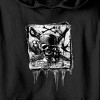 Boy's Pirates of the Caribbean: Curse of the Black Pearl Black and White Skull Logo Pull Over Hoodie - 2 of 4