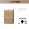 APRILSOUL  4 Drawer Short Tower Closet, Modular Closet System, Wall Mounted Wardrobe Organizer with Drawer for Bedroom or Walk-in Closet - 2 of 4