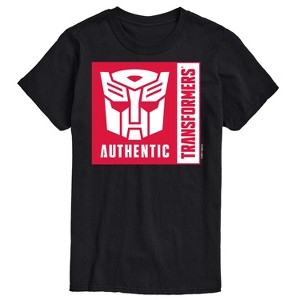 Men's - Transformers - Red Logo- Adult Short Sleeve T-Shirt Short Sleeve Graphic T-Shirt - 1 of 4