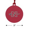 Nicholls State University Primary Logo Aluminum Holiday Christmas Tree Ornament - 3 of 4