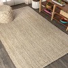 Hiro Hand Woven Chunky Jute Area Rug  - JONATHAN Y - 3 of 4