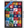 Trends International NHL League - Logos 25 Framed Wall Poster Prints - 3 of 4