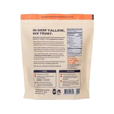 Jesse & Ben's Tallow & Sea Salt House-Cut Fries - 14oz