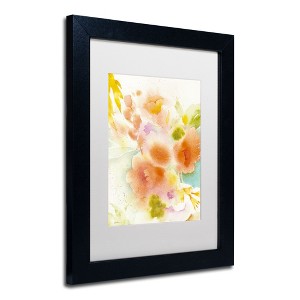 Trademark Fine Art -Sheila Golden 'Orange Reflection' Matted Framed Art - 1 of 4