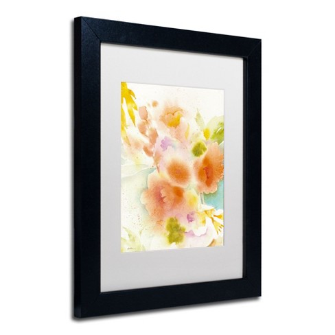 Trademark Fine Art -Sheila Golden 'Orange Reflection' Matted Framed Art - image 1 of 4