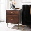 Genevieve 2 Drawer Nightstand - NST5002 - Safavieh - 2 of 4