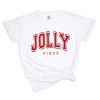 Simply Sage Market Jolly Vibes Varsity Thick Outline Garment Dyed Tee - 2 of 4