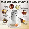COOK'S CHOICE Sittin' Turkey Ceramic Beer Can Roaster & Steamer - Easily Infuse Marinades & Sauces - XL Base, for Parties or Everyday Meals - 3 of 4