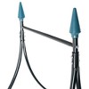 VidaXL Garden Arch Dark Green 47.2Inchx15Inchx101.6Inch Iron - 4 of 4
