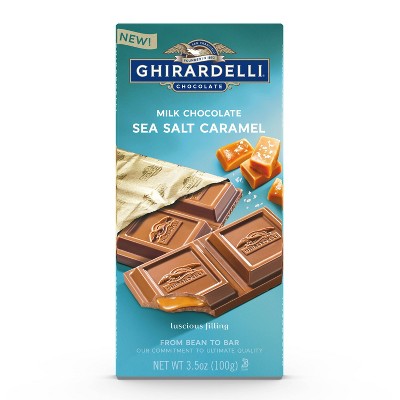 Ghirardelli Milk Chocolate Sea Salt Caramel Bar - 3.5oz