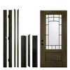 Chic Crate 36"x80" Fiberglass Front Door with Frosted Glass, Vinyl Frame Included - 3 of 4