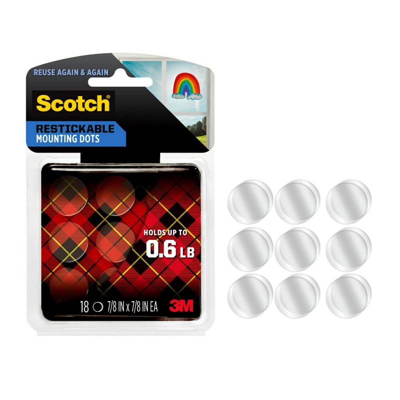 Scotch 18ct Restickable Mounting Dots, 3 of 14