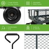 Best Choice Products Heavy-Duty Steel Garden Wagon Lawn Utility Cart w/ 400lb Capacity, Removable Sides, Handle - 3 of 4