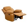 MAYEERTY Recliner Chair, Wear-Resistant Breathable Fabric Reclining Chair with Adjustable Backrest for Living Room, Ginger - 3 of 4