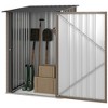 Outsunny Metal Garden Storage Shed Tool House with Sliding Door Spacious Layout & Durable Construction for Backyard, Patio, Lawn - 4 of 4