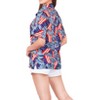 HAPPY BAY Women's Casual Beach 4th of July Hawaiian Shirt Patriotic Blouse Short Sleeve Button Down Summer Tops Shirts for Women - 3 of 4