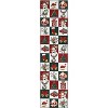 TackView Christmas Rugs for Living Room, mas Style Prints Soft Low Pile Bedroom Rug Large Carpet,Stain Resistance - 2 of 4