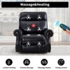 Bestier Genuine Leather Power Lift Recliner Chair with USB Port, Luxury Rocker Glider Recliners Sofa with Massage for Living Room Bedroom Home Theater - 3 of 4