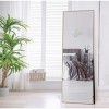 Bowen 65" x 22" Oversized Rectangle Aluminum Frame Wall-Mounted Full Length Mirrors-The Pop Home - 4 of 4