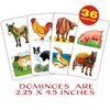 Outset Media: Farm Animal Dominoes Classic Matching Card Game - 4 of 4
