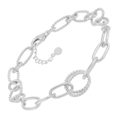 Silpada 'Incandescent Glow' Sterling Silver Link Bracelet, 7.5"+ 1"